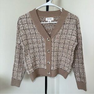 Jessica Simpson Tweed Cardigan, XS